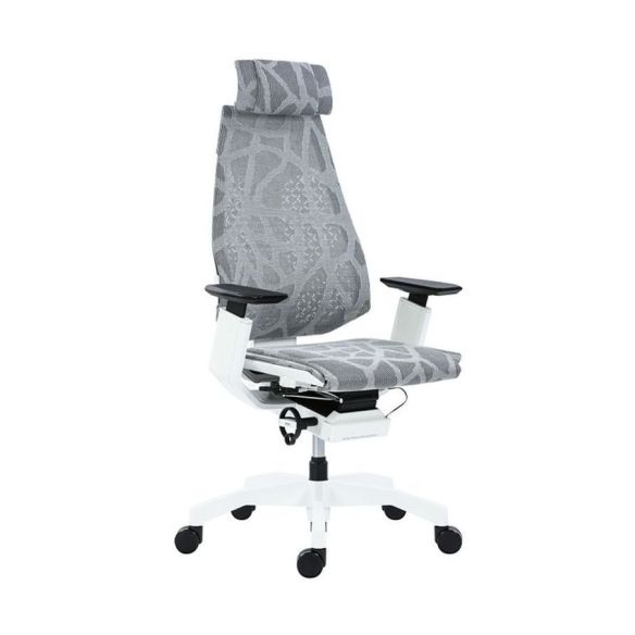 Kancelárska stolička Genidia biela