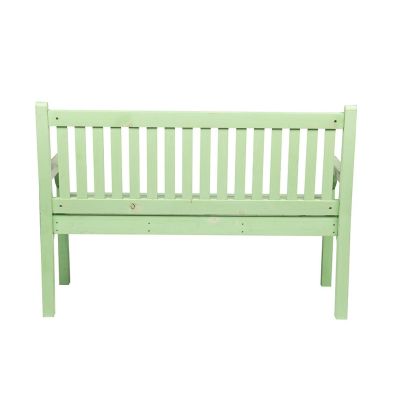 Drevená záhradná lavička, neo mint, 150 cm, KOLNA 2