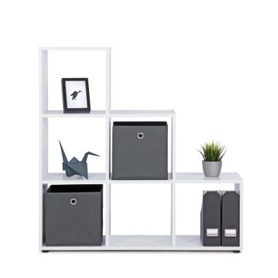 Knižnica BERGAMO 1 biela 2