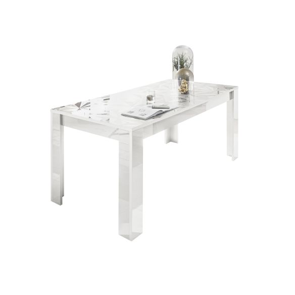 Jedálenský stôl PRISMA-T180 biely