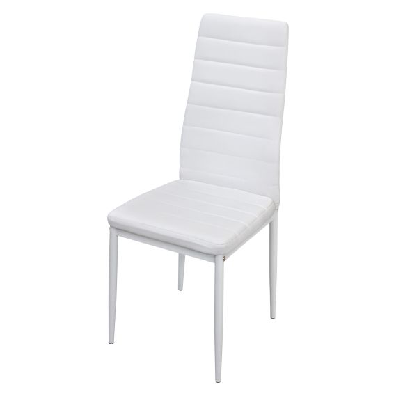 Jedálenská stolička SIGMA biela