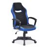 Kancelárska stolička CAMARO, čierna/modrá