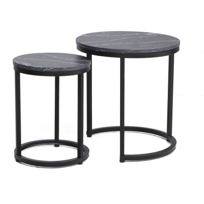 Set konferenčných stolíkov Signal HOLA BLACK