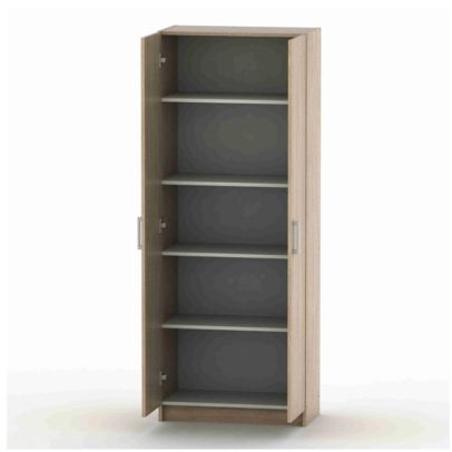 2-dverová skriňa, policová, dub sonoma, BETTY 7 BE07-004-00 2