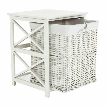 Kôš na bielizeň, biela, RAFAELLO 2