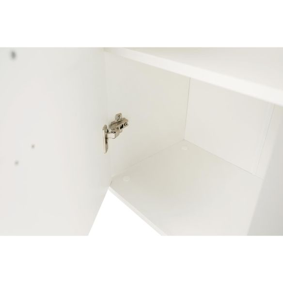 Obývacia stena, biela/sivá, GENTA