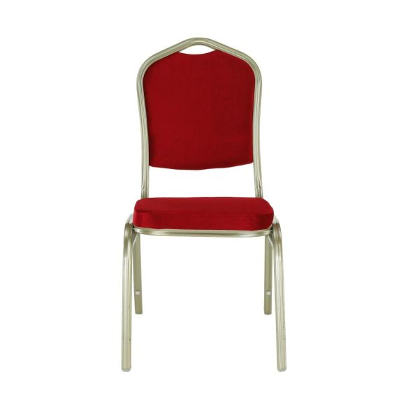 Stohovateľná stolička, bordová/champagne, ZINA 2 NEW