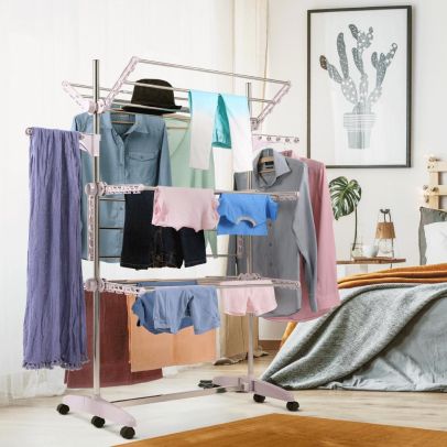 Sušiak na bielizeň, biela, DENAL 2