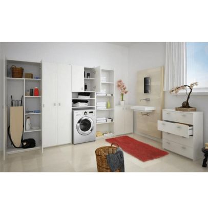 Kúpeľňová skrinka, biela, NATALI TYP 7 2