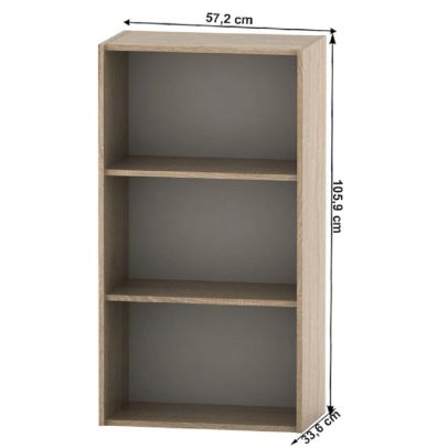 Policová skrinka, dub sonoma, TEMPO ASISTENT NEW 035 2