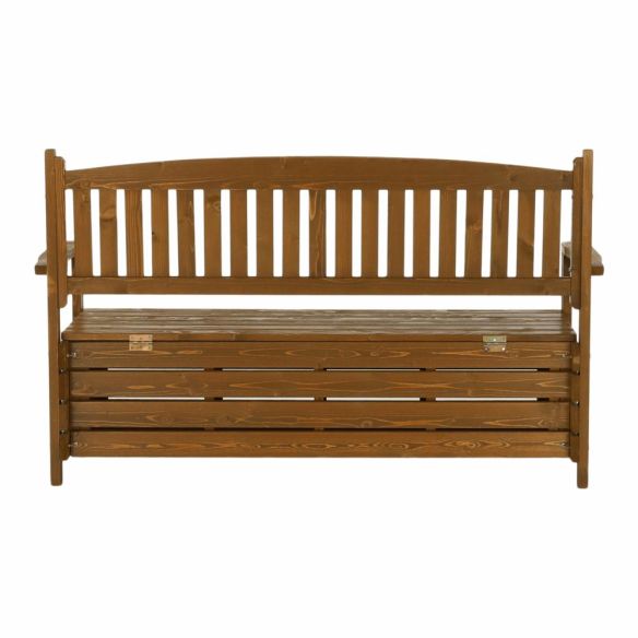Záhradná lavička, hnedá, 150cm, AMULA