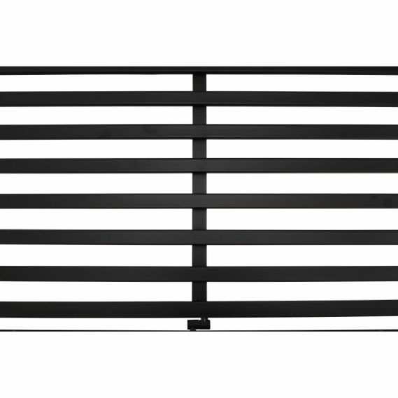 Záhradná lavička, čierna, ETELIA