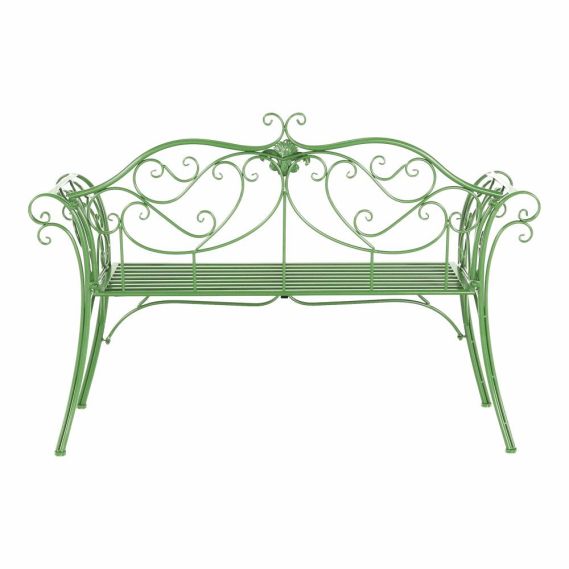 Záhradná lavička, zelená, ETELIA