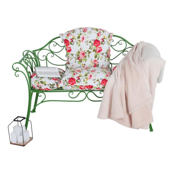 Záhradná lavička, zelená, ETELIA