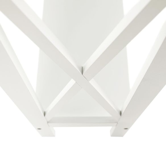 Konzolový stolík, biela, APOLOS