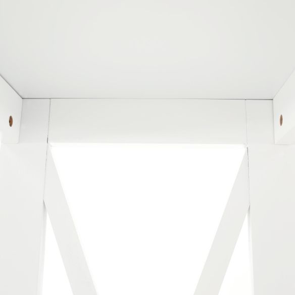 Konzolový stolík, biela, APOLOS