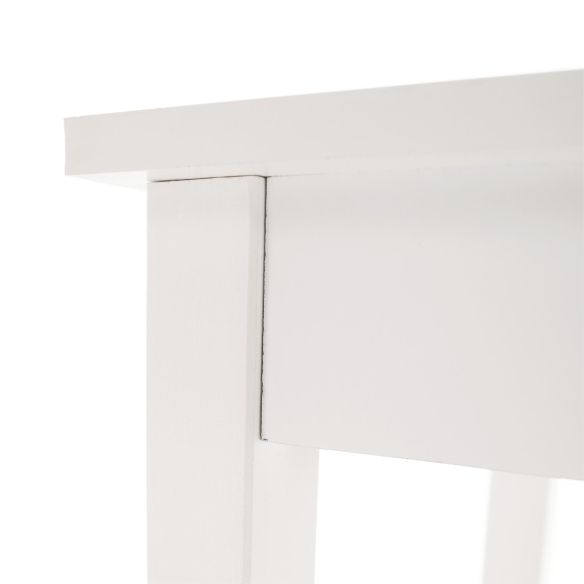 Konzolový stolík, biela, AMYNTAS