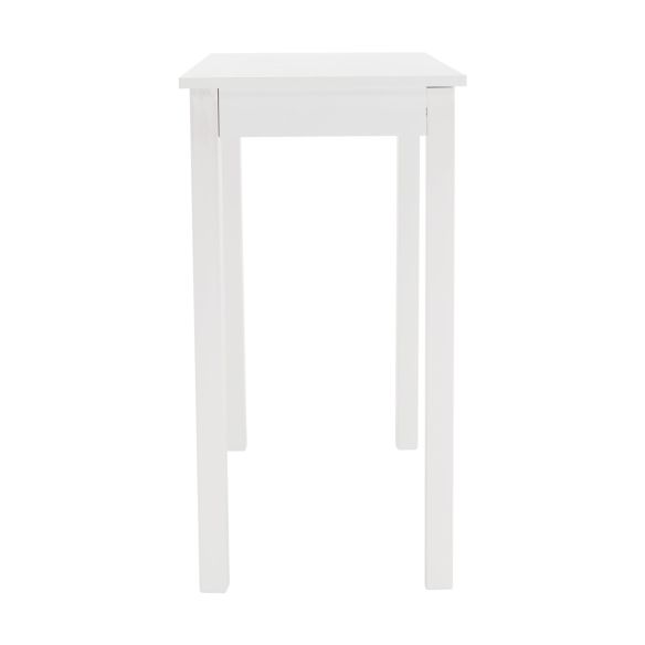 Konzolový stolík, biela, AMYNTAS