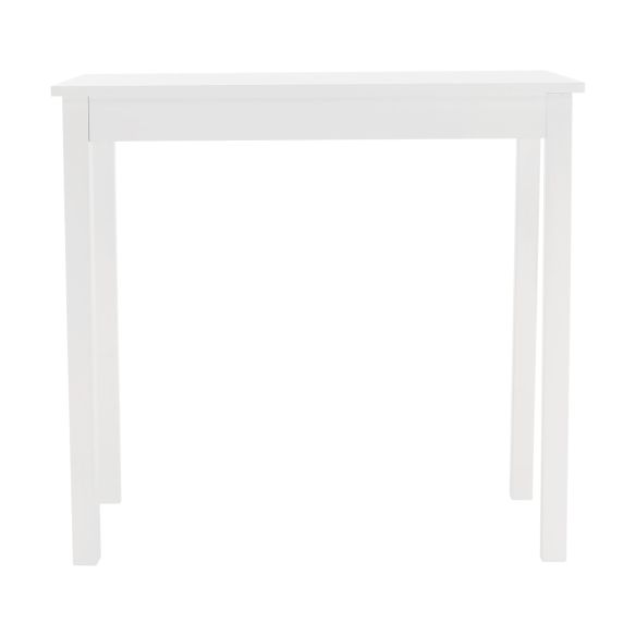 Konzolový stolík, biela, AMYNTAS