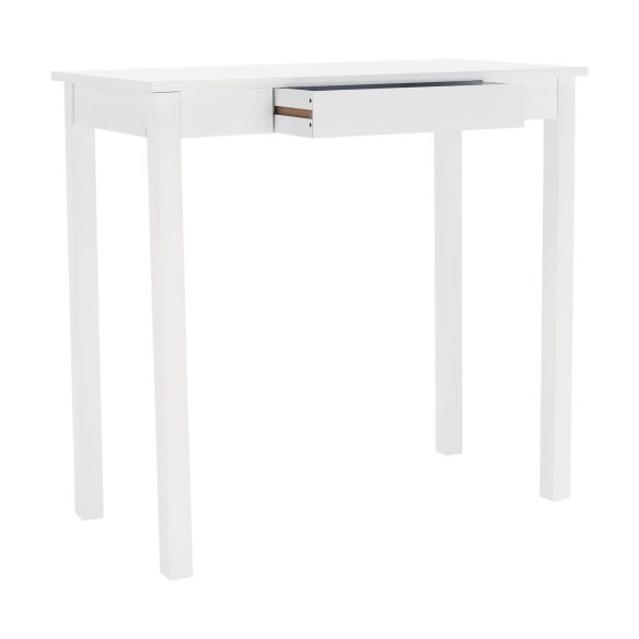 Konzolový stolík, biela, AMYNTAS