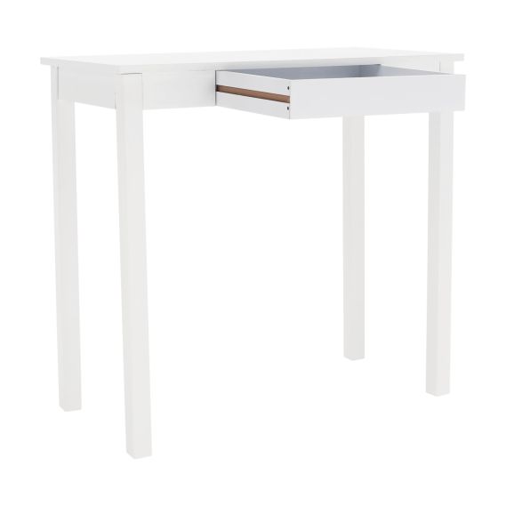Konzolový stolík, biela, AMYNTAS