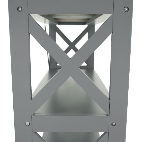 Konzolový stolík, sivá, LOMIR