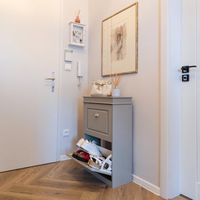 Botník, 2-radový, sivá, SEBER TYP 1 2