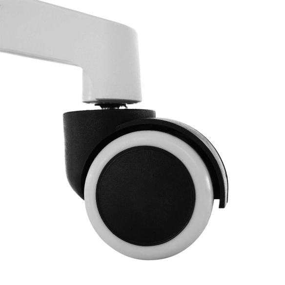 Kancelárske/herné kreslo, čierna/biela, YOKO