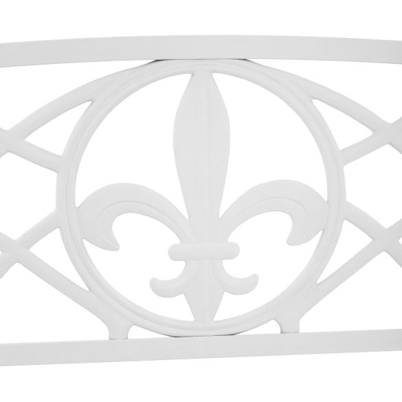 Záhradná hojdačka, biela, ABEA