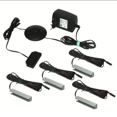 LED osvetlenie, 4-bodové, biela, ARYAN/LINDY/VILGO 2