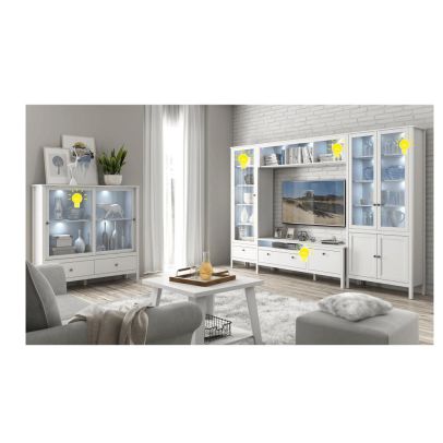 LED osvetlenie, 3-bodové, biela, OLJE, KOVER