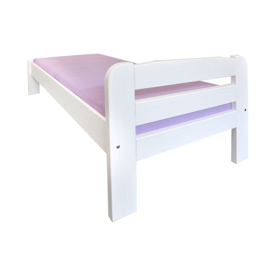 Jednolôžko MAX 2 - 90x200 biely lak