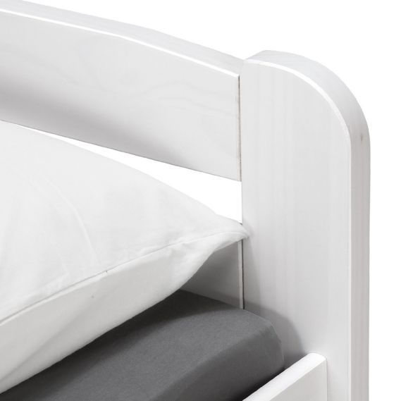 Jednolôžko MAX 2 - 90x200 biely lak