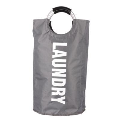 Koš na prádlo plátěný, barva tm.šedivá. DD3131 2