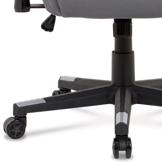 kancelárske kreslo, sivá/čierna látka KA-F05 GREY