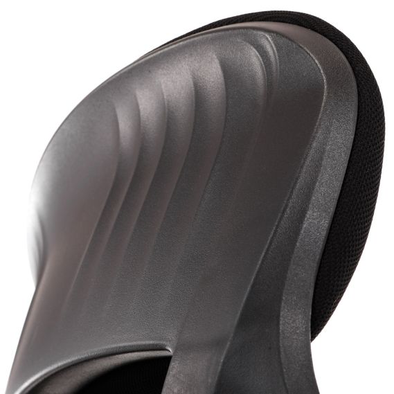 Kancelárska stolička, poťah čierna látka a čierna sieťovina MESH, PC mech. s aretáciou KA-Y309 BK