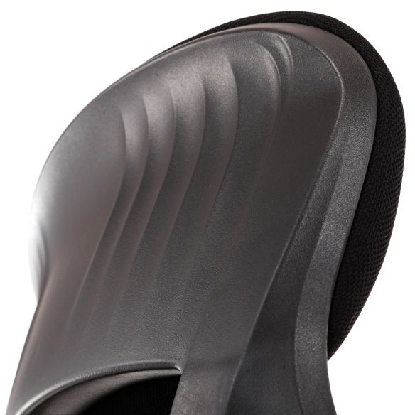 Kancelárska stolička, poťah čierna látka a čierna sieťovina MESH, PC mech. s aretáciou KA-Y309 BK