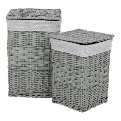 Koš na prádlo, sada 2ks. PRN2016 GREY 2