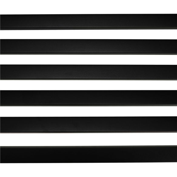 Záhradná lavička, čierna, VENDA