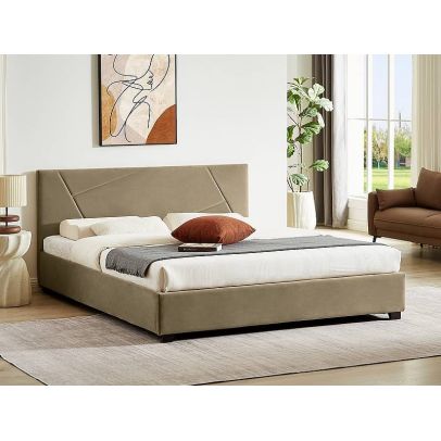 Posteľ COLUMBIA, béžová 160x200