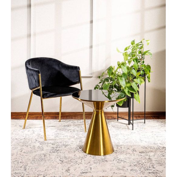 Jedálenská stolička BONO VELVET GOLD