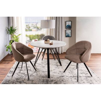 Jedálenský stôl TETIS WHITE 2