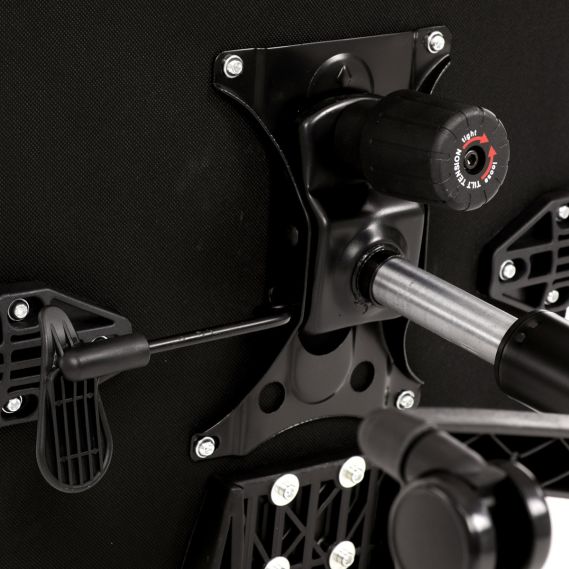 Kancelárska stolička, poťah bordó látka a čierna sieťovina MESH, hojdací mech. KA-B1025 BOR