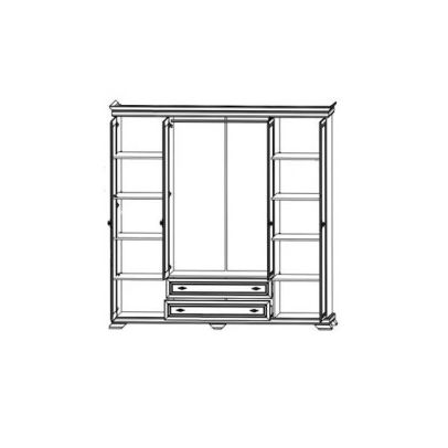 Šatníková skriňa KORA KS3 2