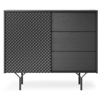 Obývacia stena RAVEN | čierne 2