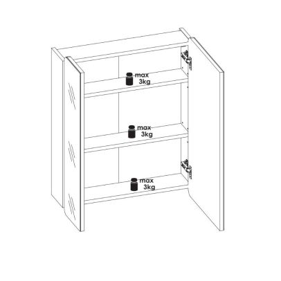 Kúpeľňové zrkadlo ARUBA 841 2