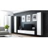 Obývačka VIGO 4, sivý mat/biely lesk
