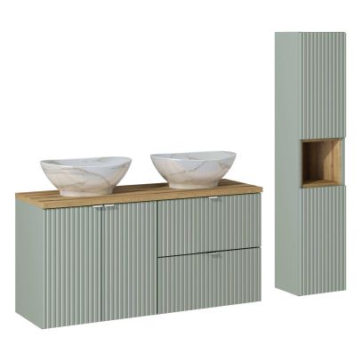 Kúpeľňová skrinka LINE REED GREEN A 2