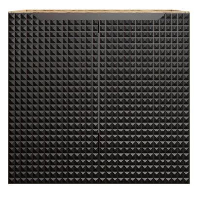 Kúpeľňová skrinka LUXOR BLACK 82-60-2D 2