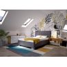 Posteľ 140x200 Blanar KELLY LOFT , Loft grey
